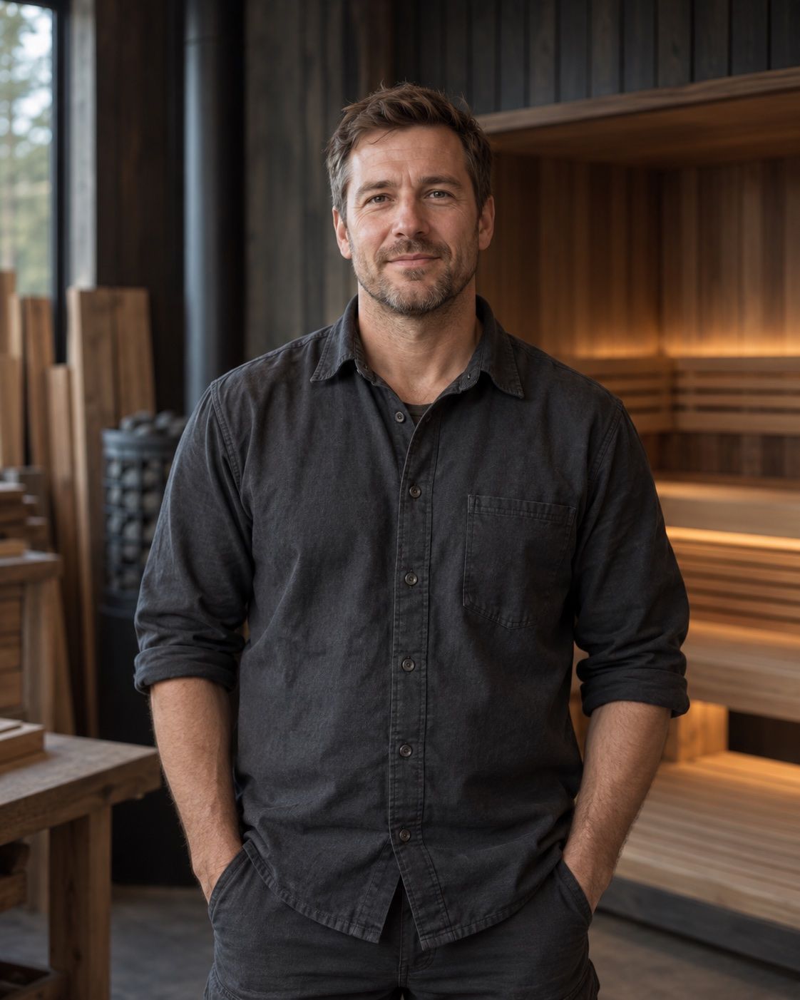 Concept image: illustrative portrait of a craftsperson, not Darsey